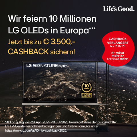 10 Mio OLEDS in Europa Cashback